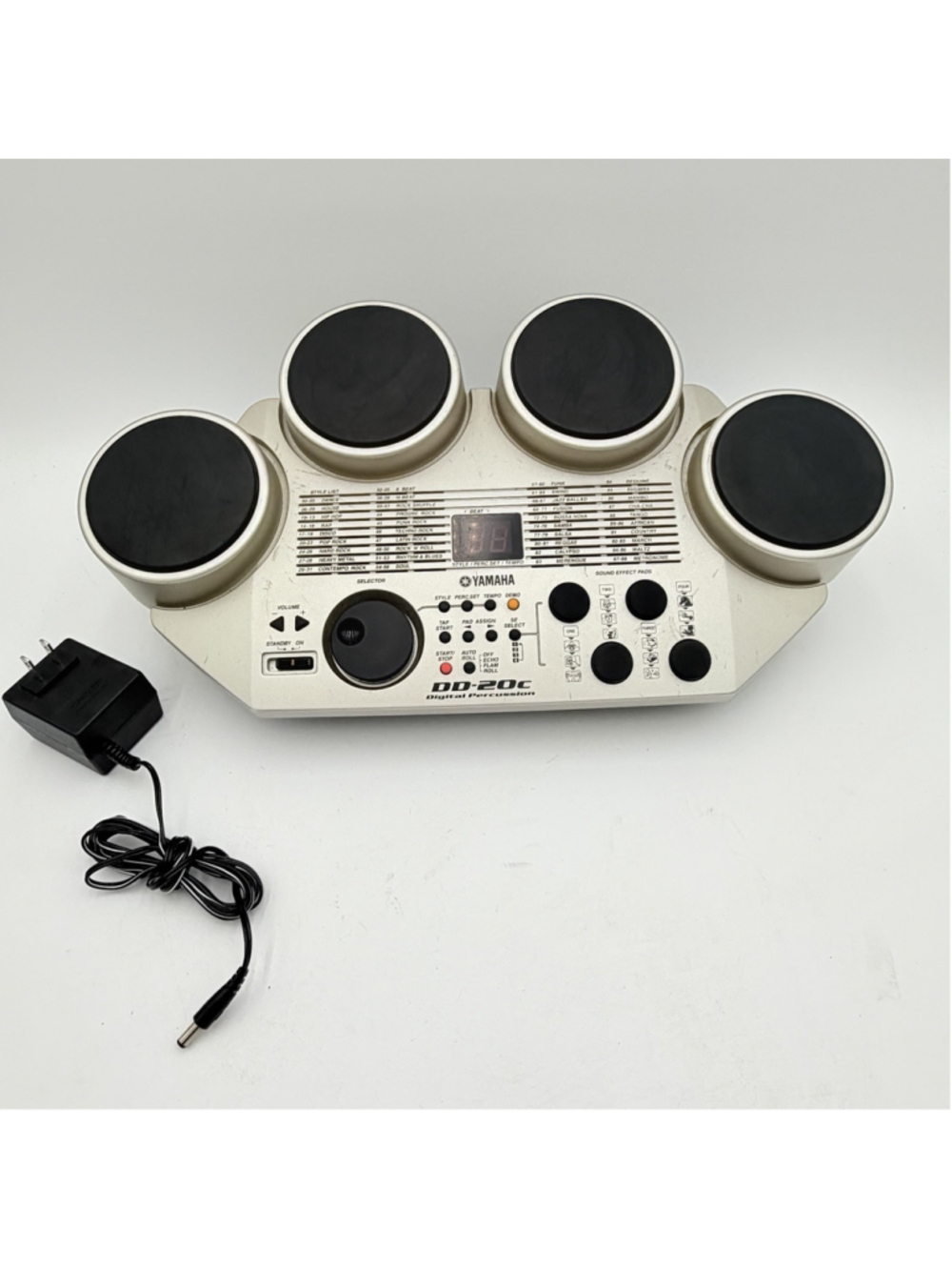 VTG Yamaha DD-20C Digital Percussion Drum Machine + Power Cord *Tested*